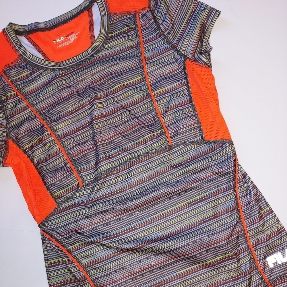 Fila Running Reflective Sport Shirt S